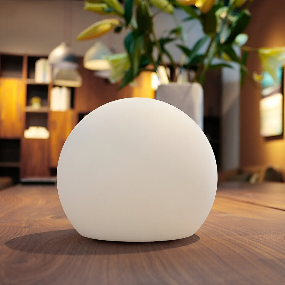 Thessara - LED Tafellamp met Dynamische Kleurverandering in Bolvorm