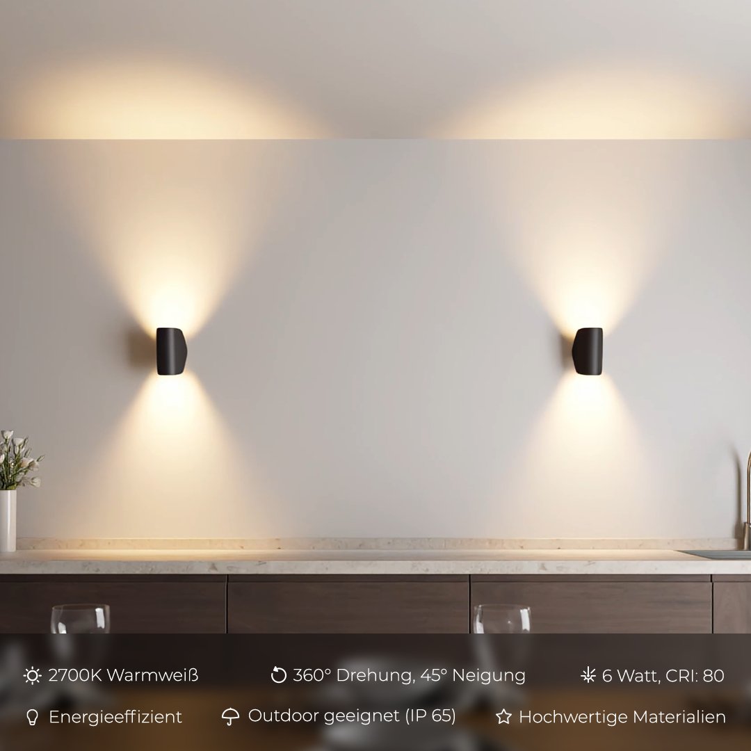 AstraBeam - LED-Wandlamp voor buiten met warm licht