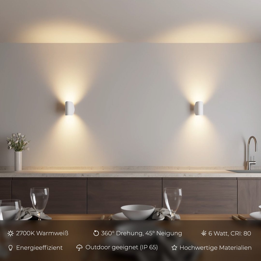 AstraBeam - LED-Wandlamp voor buiten met warm licht