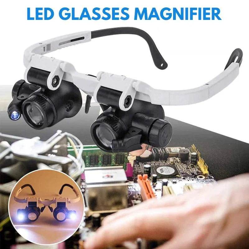 ClaritySight Pro LED Vergrootglazen met 8x, 15x en 23x Zoom