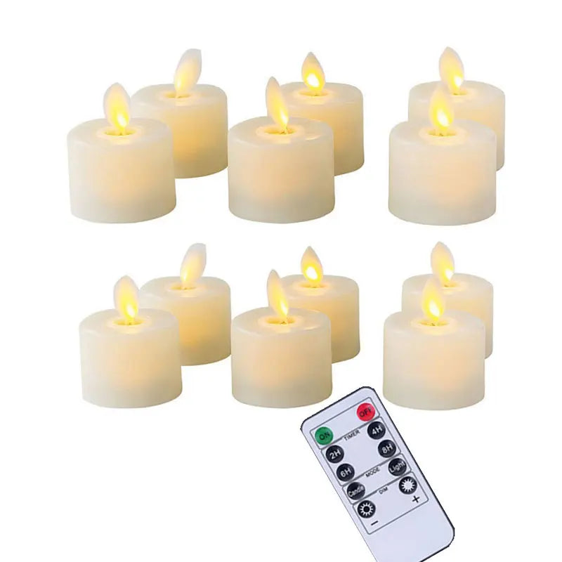 LED Teelicht Kaars met Beweeglijke Vlam