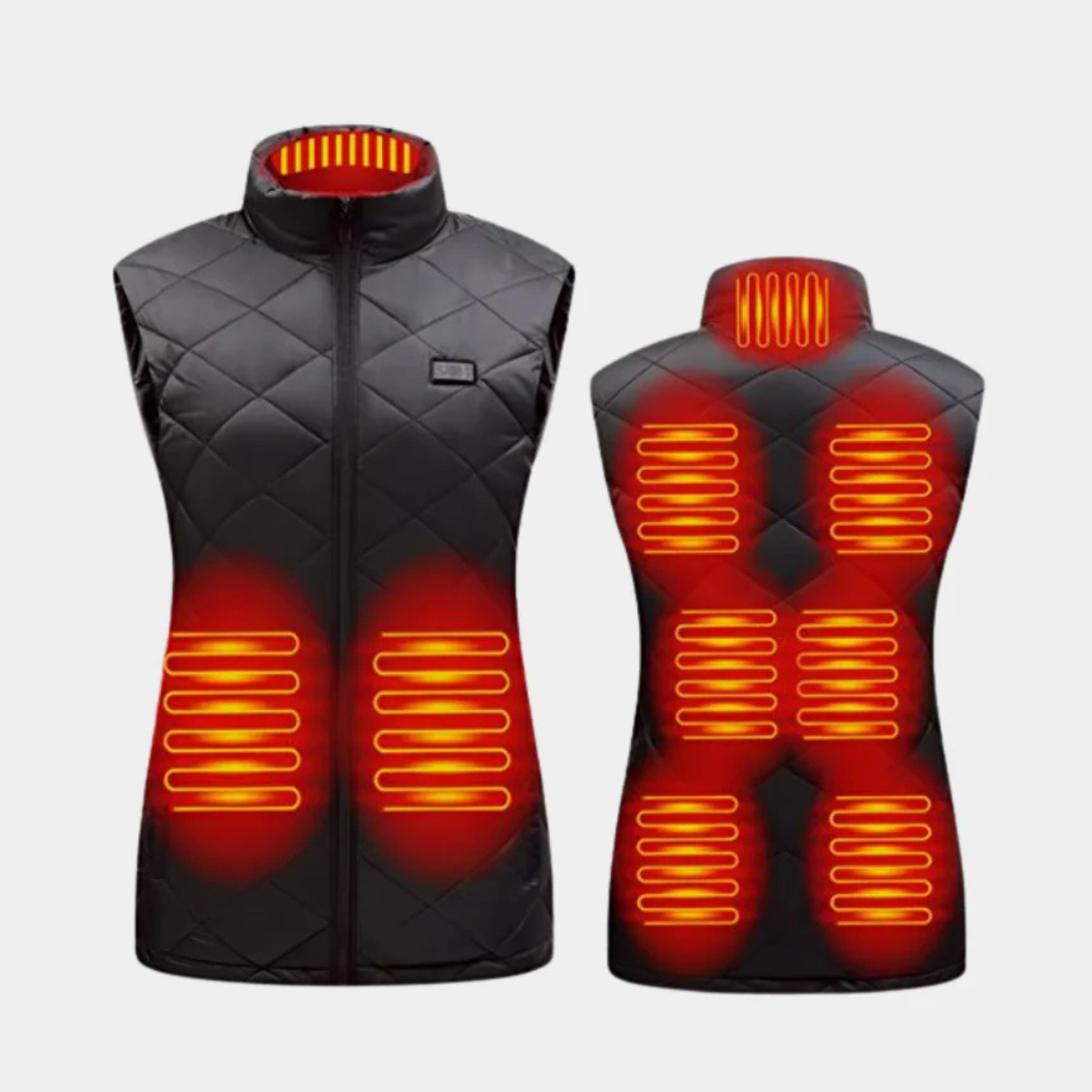Brehn | Verwarmde Vest voor Vrouwen met Dubbele Controle en 9 Verwarmingszones – Comfort en Warmte voor Elk Seizoen