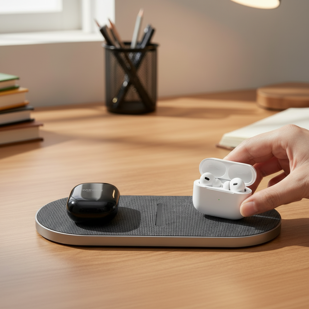 40W Draadloze Oplaadstation – Razendsnel Opladen voor iPhone, AirPods & Samsung