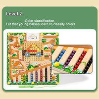 NUMBERRAIL – Montessori Magnetisch Labyrint voor Cijfers, Kleuren & Logica