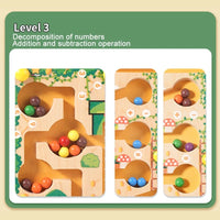 NUMBERRAIL – Montessori Magnetisch Labyrint voor Cijfers, Kleuren & Logica