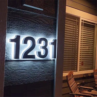 LICHTTEKEN – Individueel aanpasbare LED-huisnummers voor moderne huizen