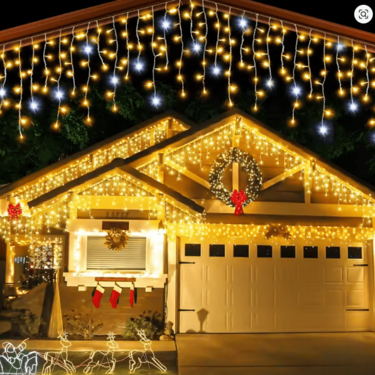 ILLUMERA – LED-Tuinverlichtinggordijn 4 × 0,6 m met weerbestendige elegantie