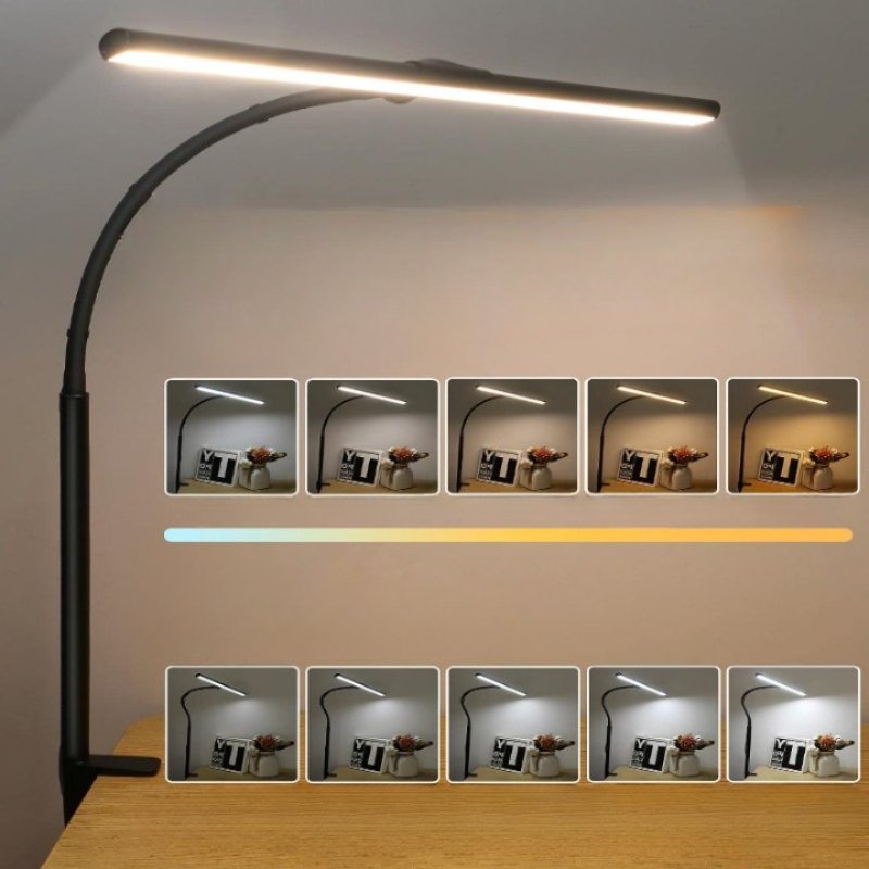 TASKBRIGHT – Flexibele Schwanenhals-LED-bureau lamp voor kantoor & thuis