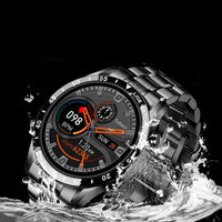 Luxe Mannen Smartwatch | Multisport Modus | Gezondheidsmonitoring
