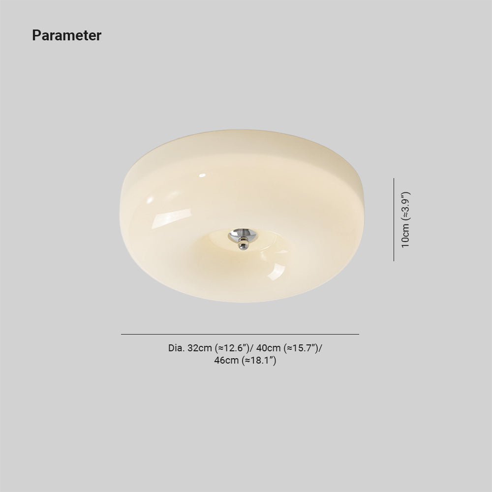 Candy Plafondlamp Crème Glas