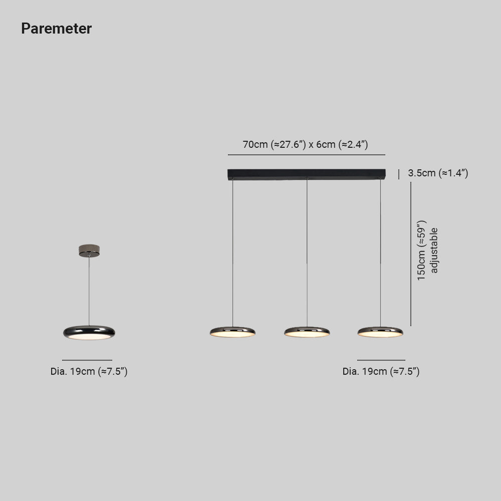Aria Moderne Minimalistische Hanglamp Rood Zwart Zilver Metaal Slaapkamer