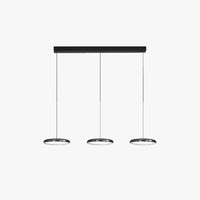 Aria Moderne Minimalistische Hanglamp Rood Zwart Zilver Metaal Slaapkamer