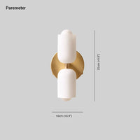 Valentina Moderne LED Binnen Wandlamp Goud Zwart Woonkamer Slaapkamer