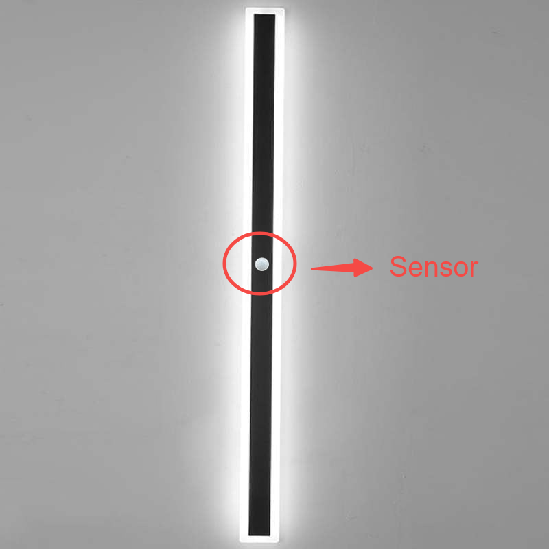 Fiala Moderne LED Wandlamp Buiten Zwart