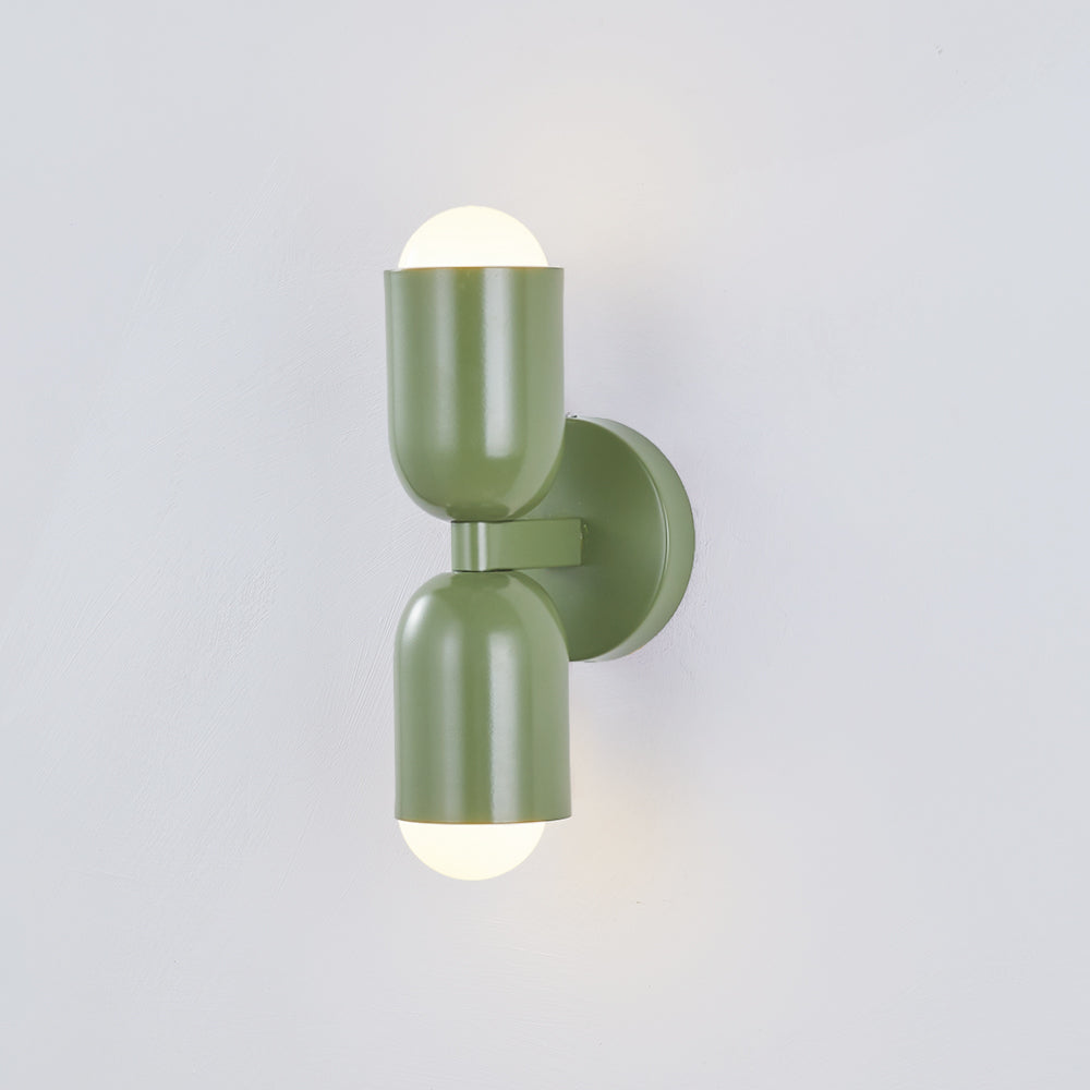 Kira Wandlamp Cilinder Scandinavisch Gekleurd Metaal Woonkamer