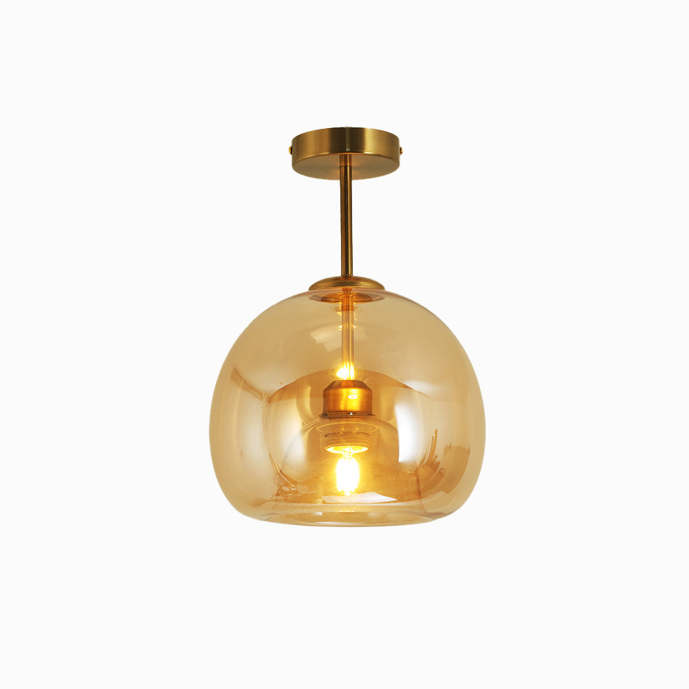 Rhea Glazen Semi-Flush Mount Plafondlamp/Hanglamp