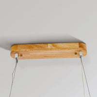 Veon Hedendaagse Ovale Houten Hanglamp