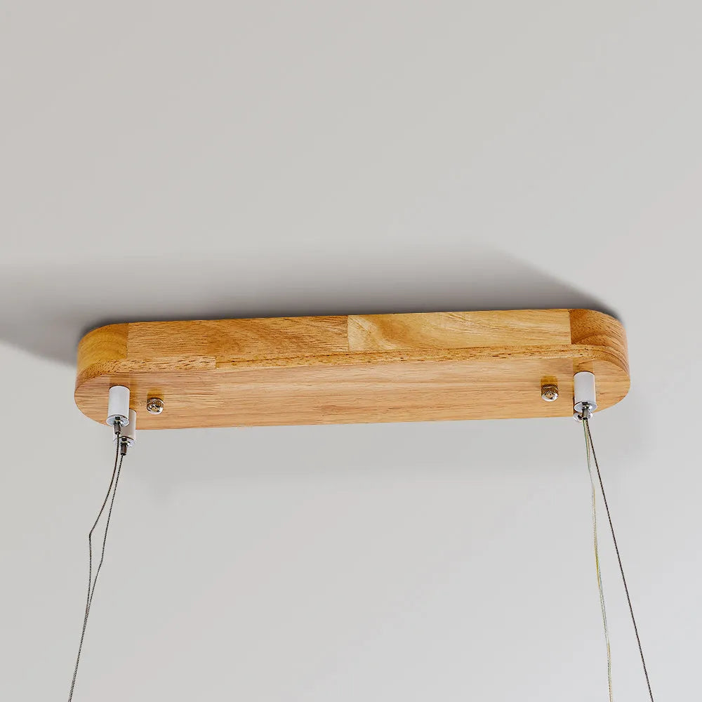 Veon Hedendaagse Ovale Houten Hanglamp