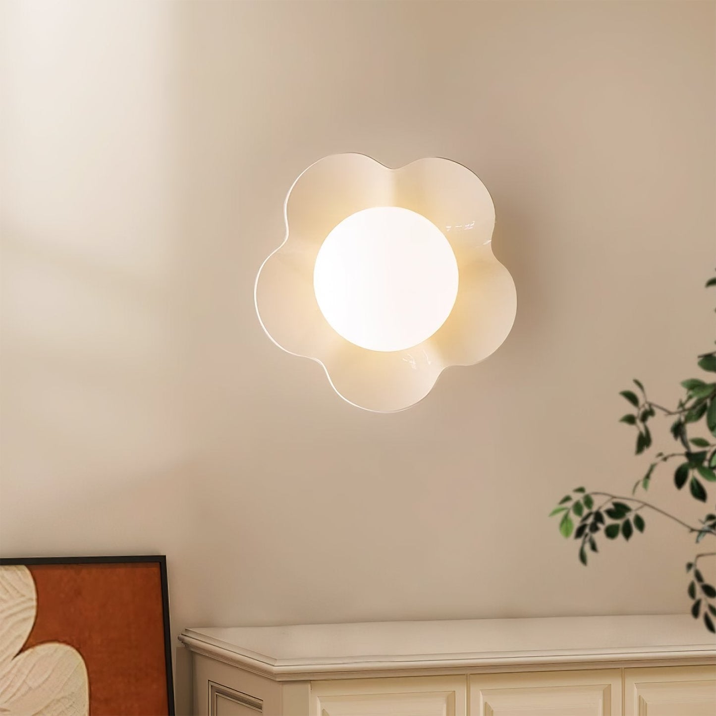 Arcore Wandlamp Speels in Hars