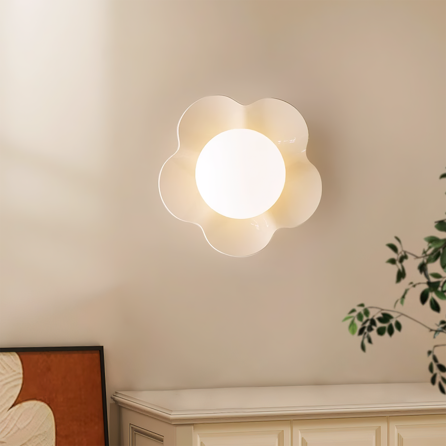 Arcore Wandlamp Speels in Hars
