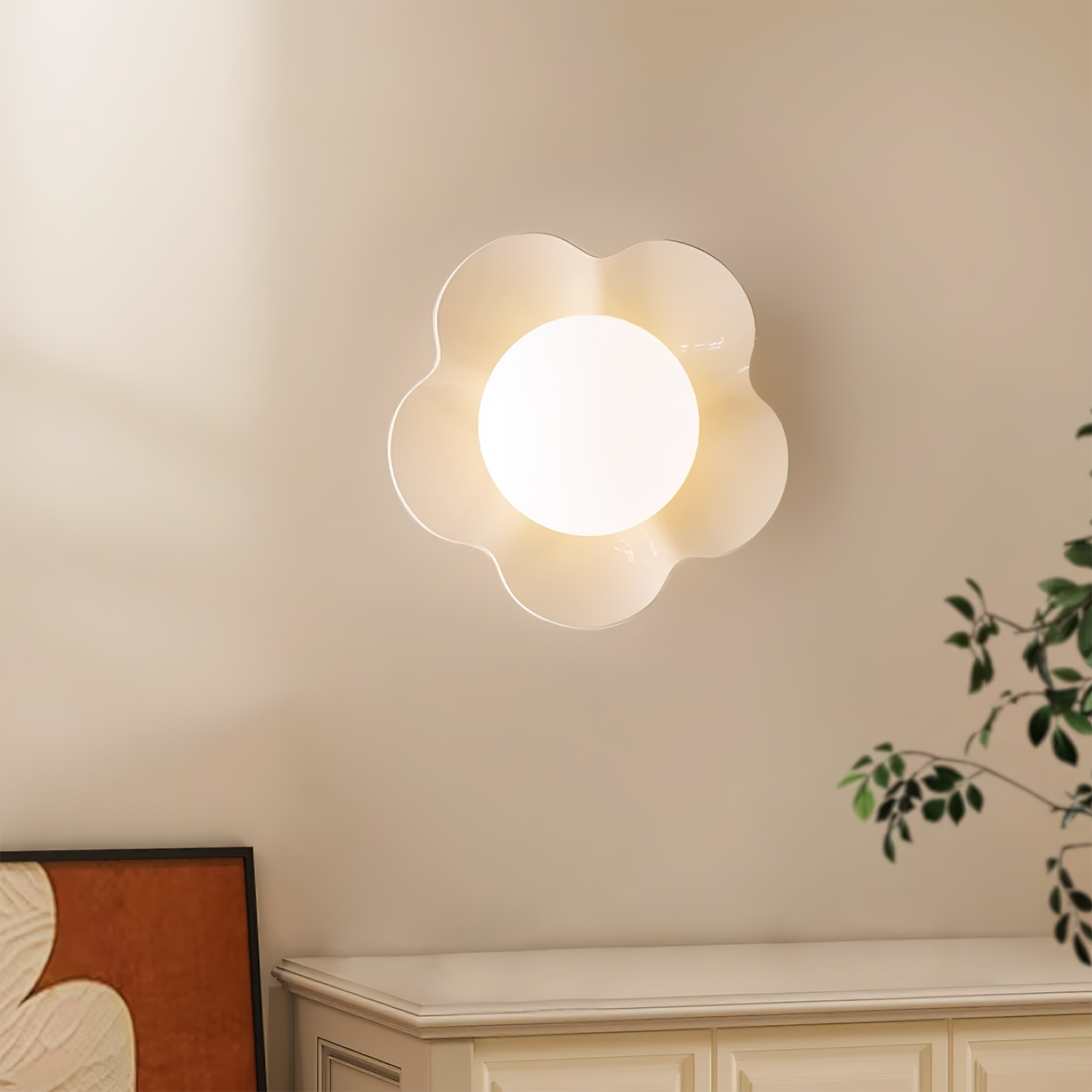 Arcore Wandlamp Speels in Hars