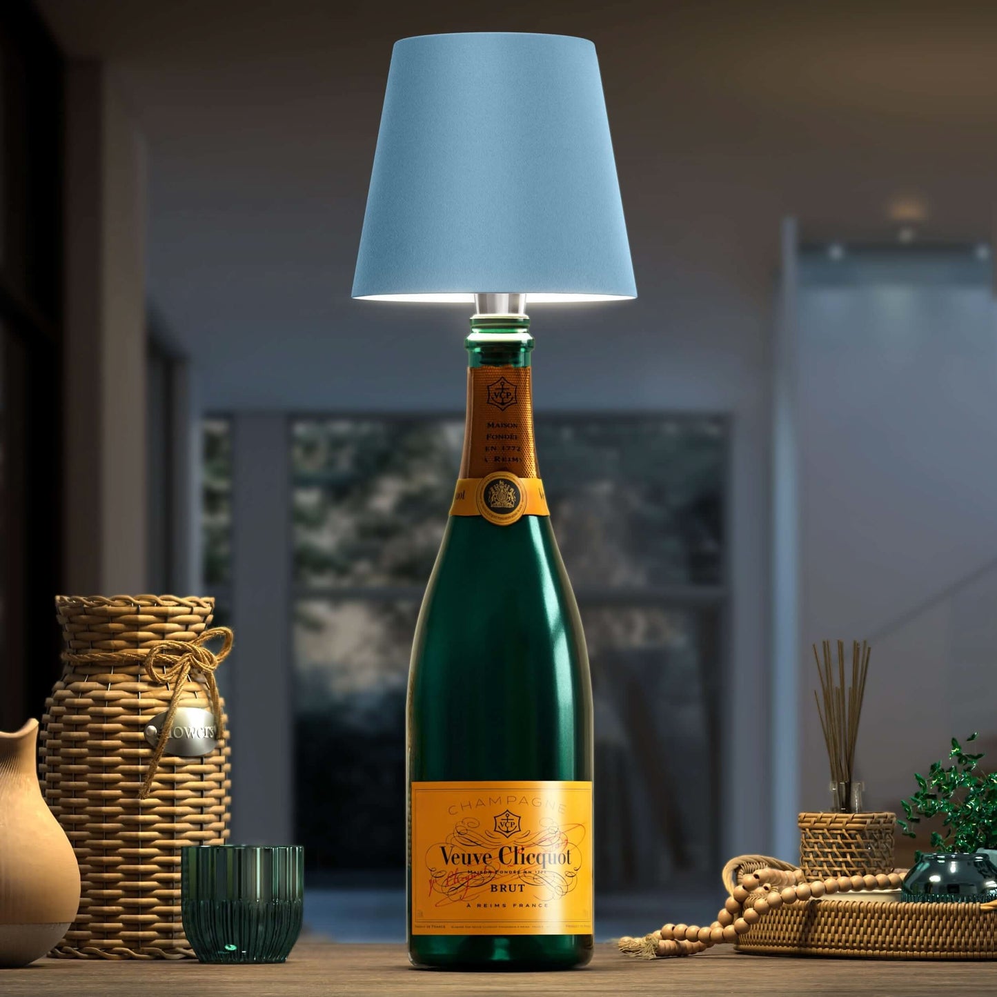 Draadloze Fleslamp – Elegante en Originele Verlichting