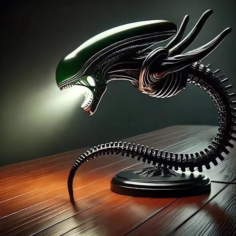 Alien Sci-Fi Harsen Bureau Lamp voor Bedreigende Verlichting
