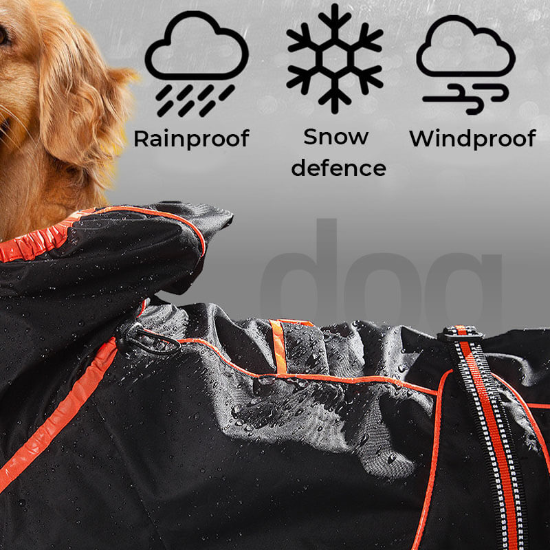 Grote Honden Outdoor Jas Waterdicht Verstelbare Honden Regenjas