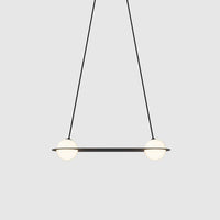 Selan Zwarte Glazen Hanglamp