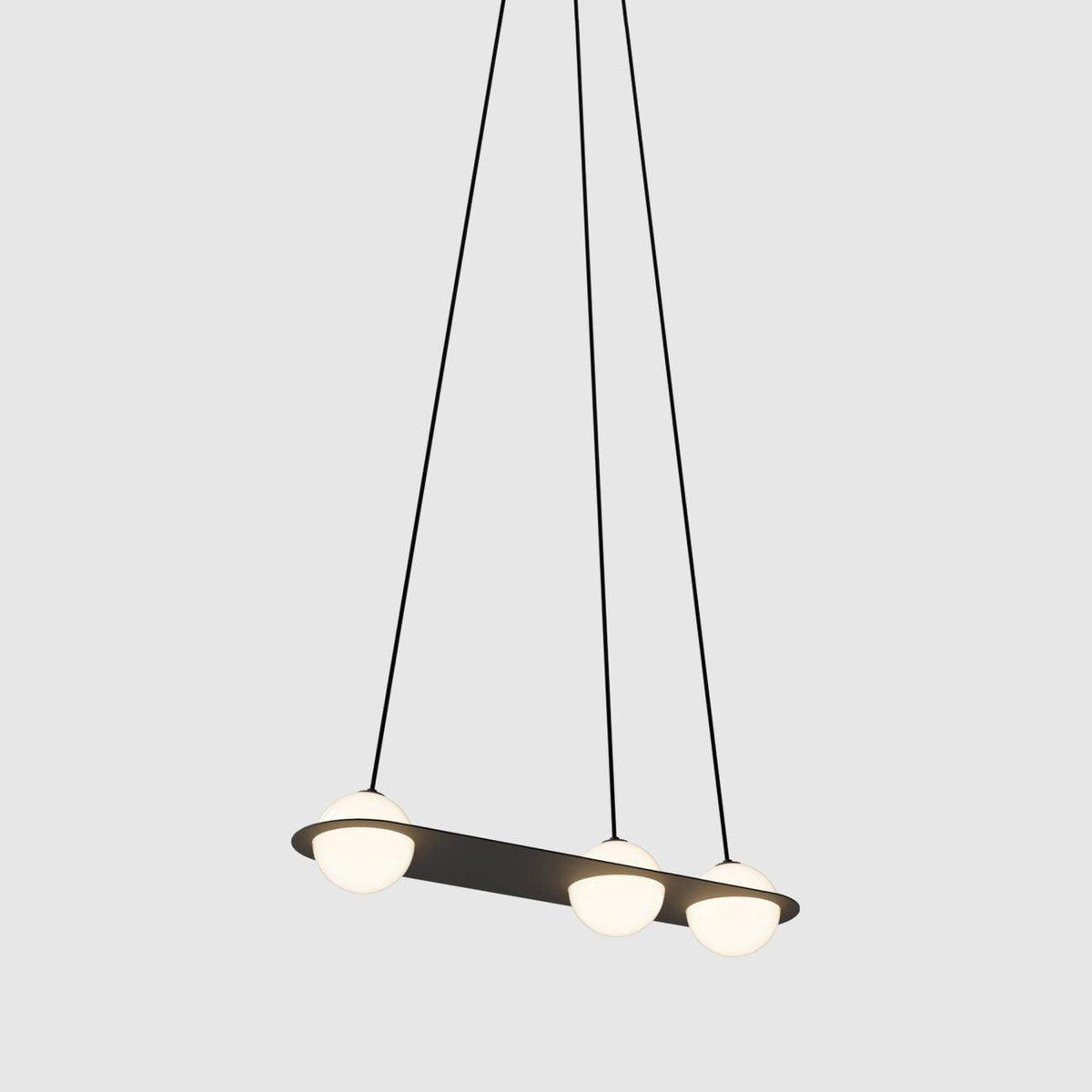 Selan Zwarte Glazen Hanglamp