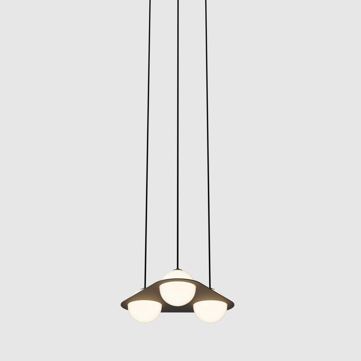 Selan Zwarte Glazen Hanglamp