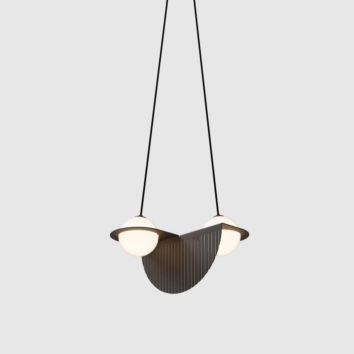 Selan Zwarte Glazen Hanglamp