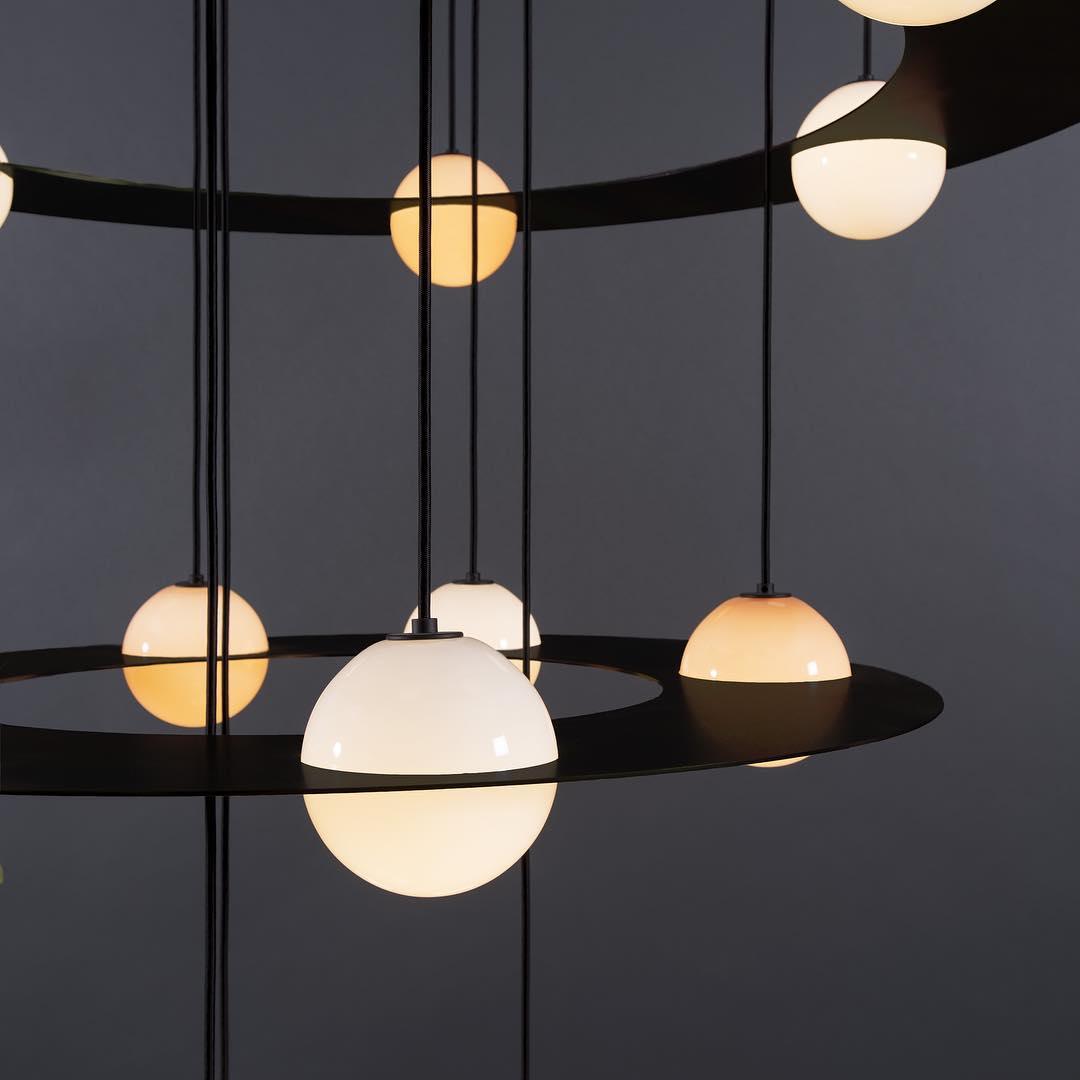 Selan Zwarte Glazen Hanglamp