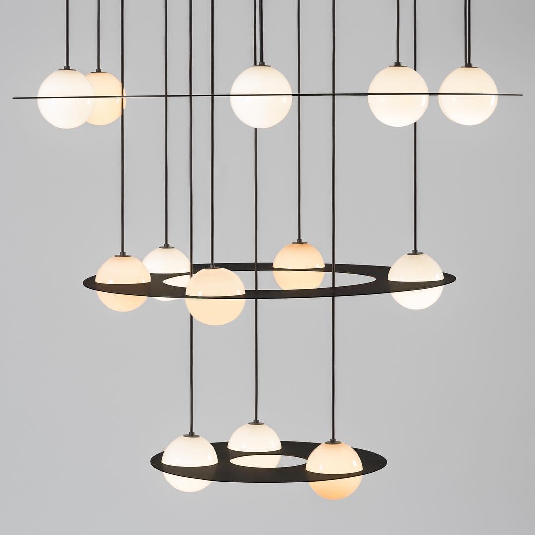 Selan Zwarte Glazen Hanglamp