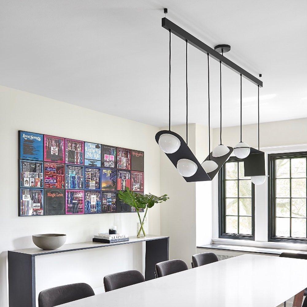 Selan Zwarte Glazen Hanglamp