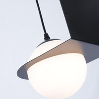Selan Zwarte Glazen Hanglamp