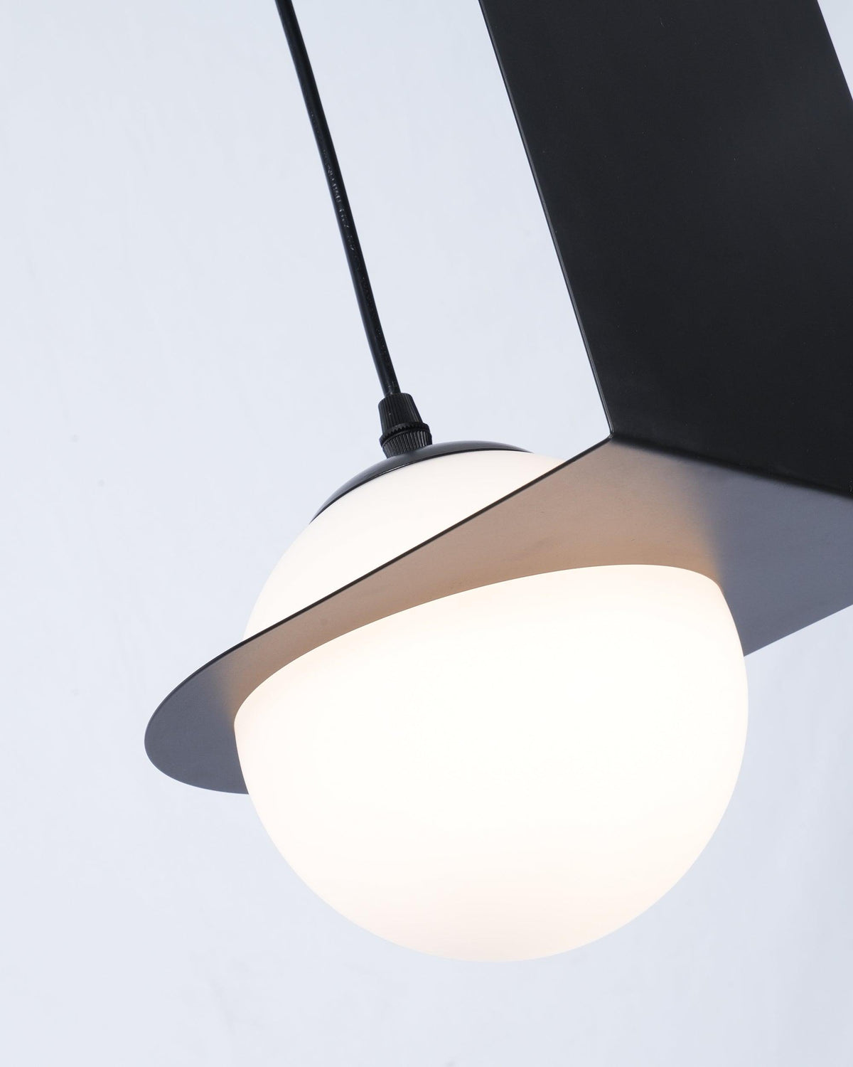 Selan Zwarte Glazen Hanglamp