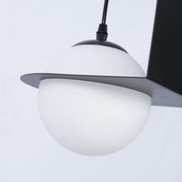 Selan Zwarte Glazen Hanglamp