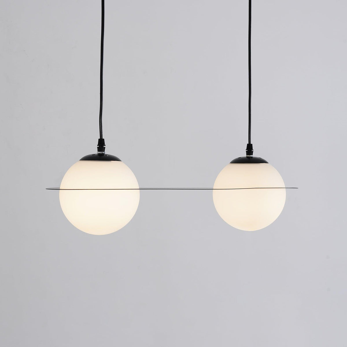 Selan Zwarte Glazen Hanglamp