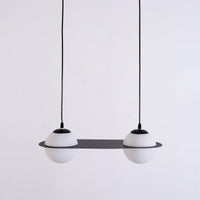 Selan Zwarte Glazen Hanglamp