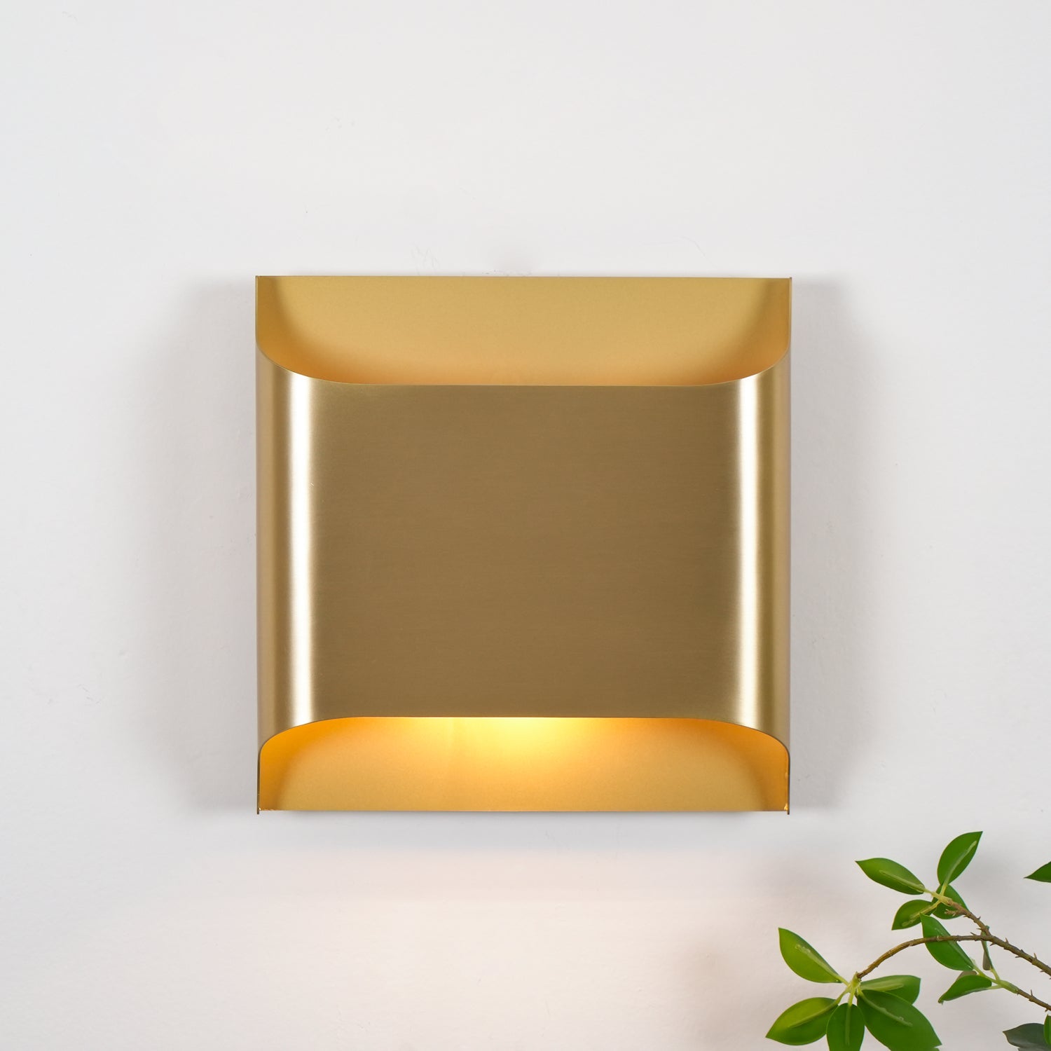 Hardy Wandlamp Kunst Nordic in Messing
