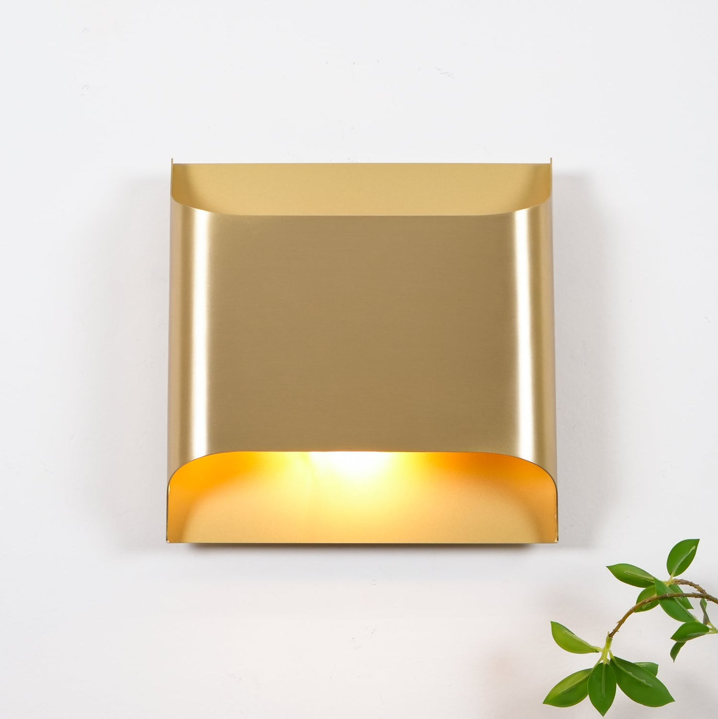 Hardy Wandlamp Kunst Nordic in Messing