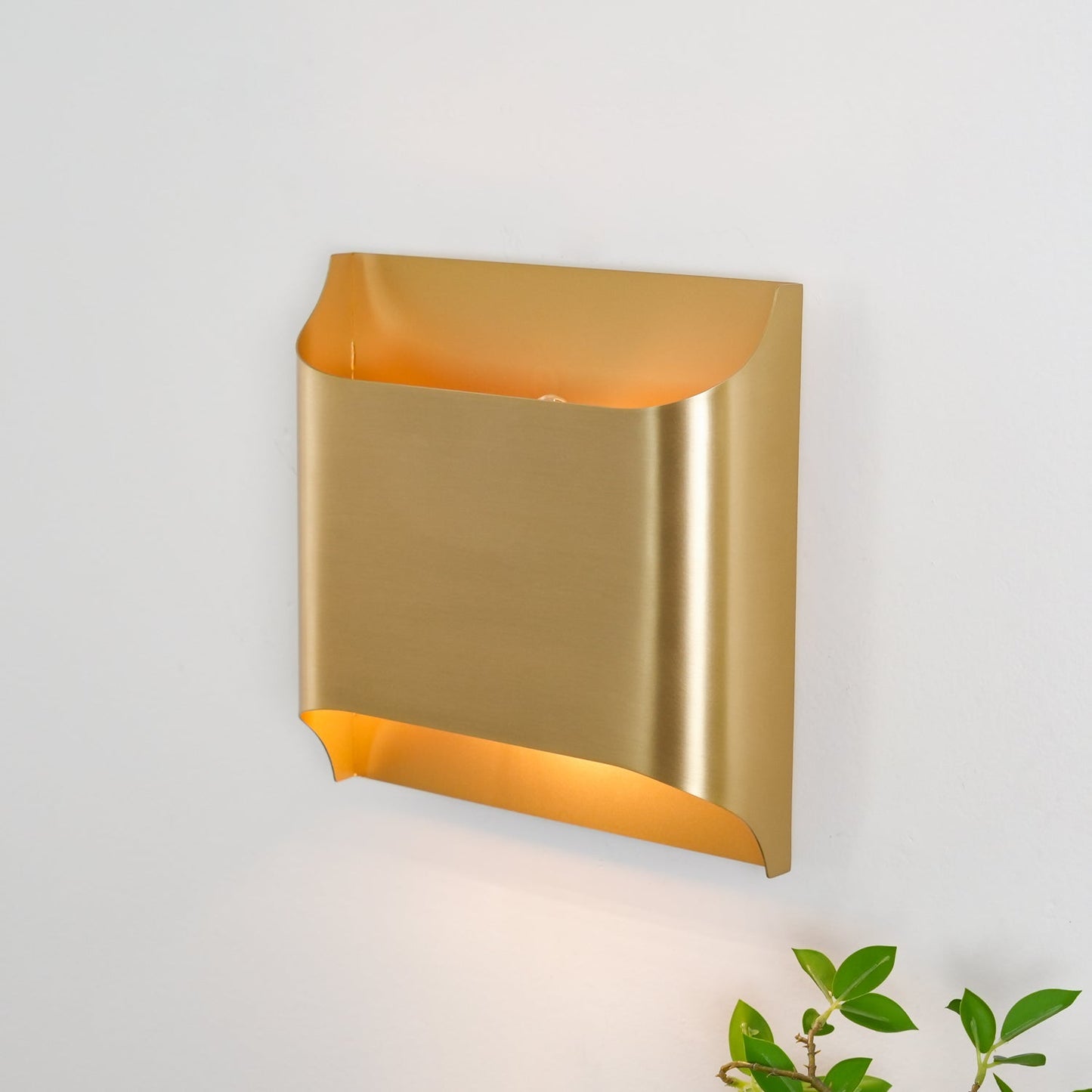 Hardy Wandlamp Kunst Nordic in Messing