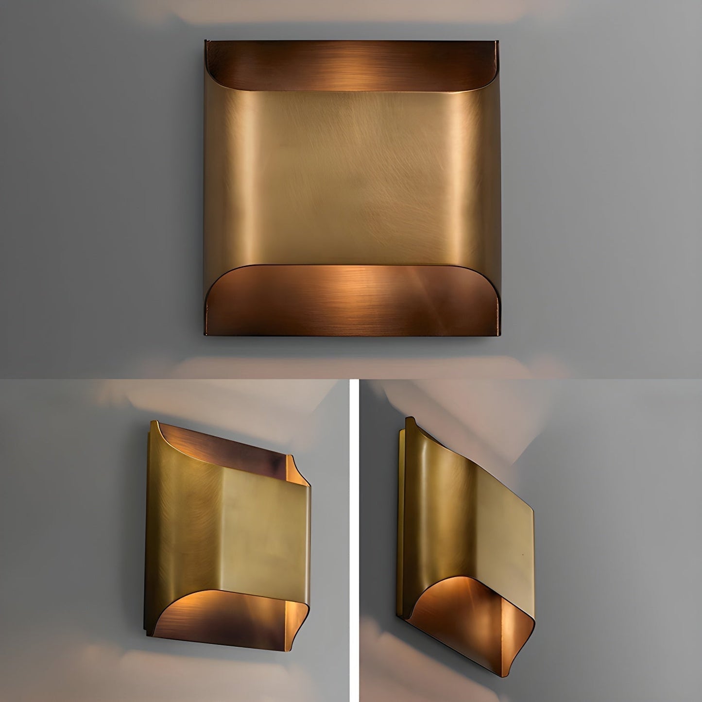 Hardy Wandlamp Kunst Nordic in Messing