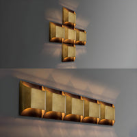 Hardy Wandlamp Kunst Nordic in Messing