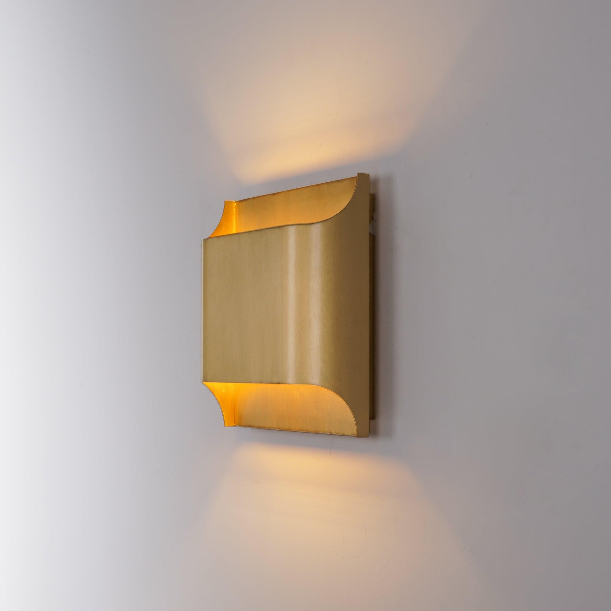 Hardy Wandlamp Kunst Nordic in Messing