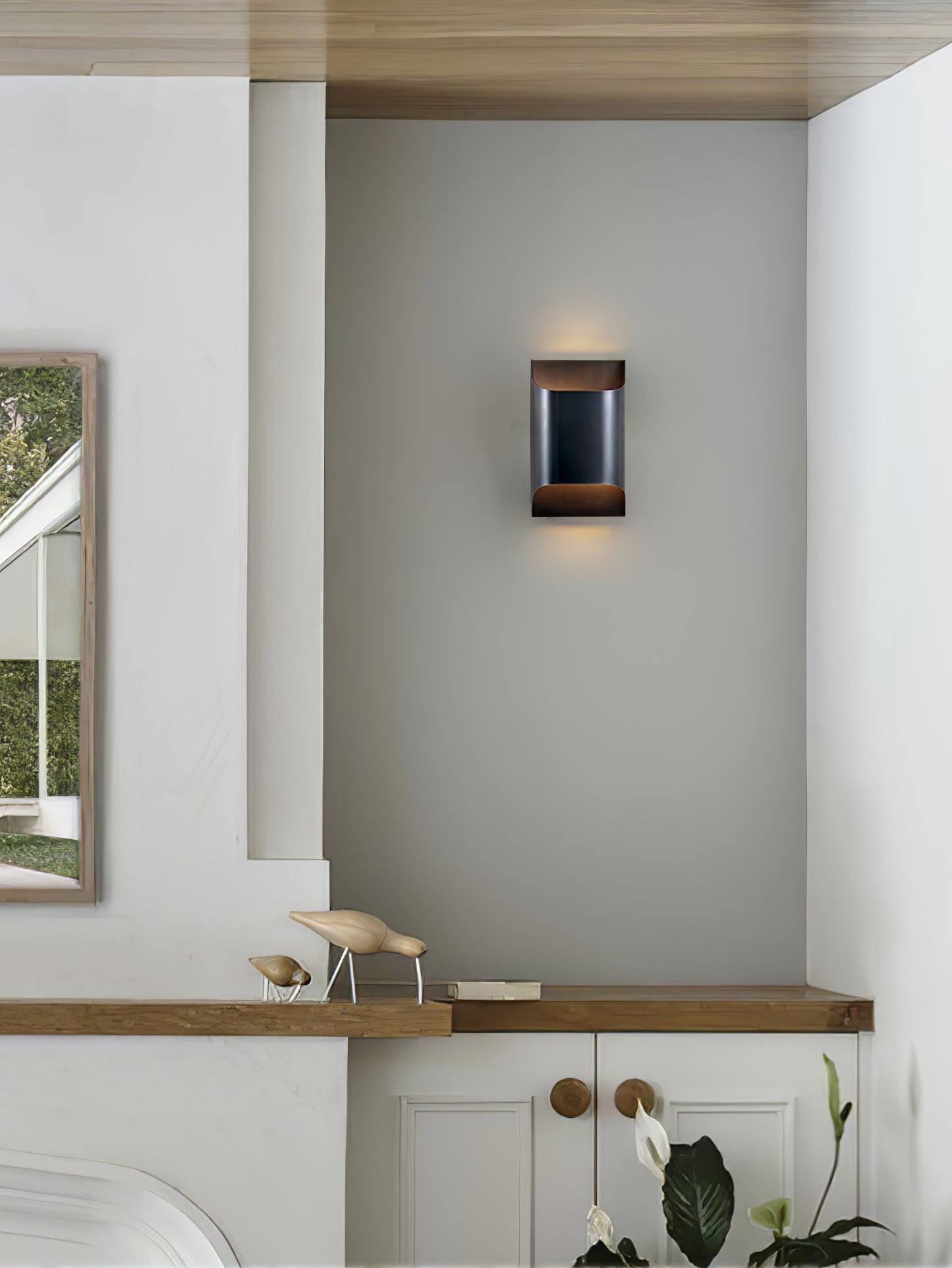 Hardy Wandlamp Kunst Nordic in Messing