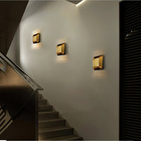 Hardy Wandlamp Kunst Nordic in Messing
