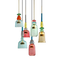 Verstelbare gekleurde hanglamp