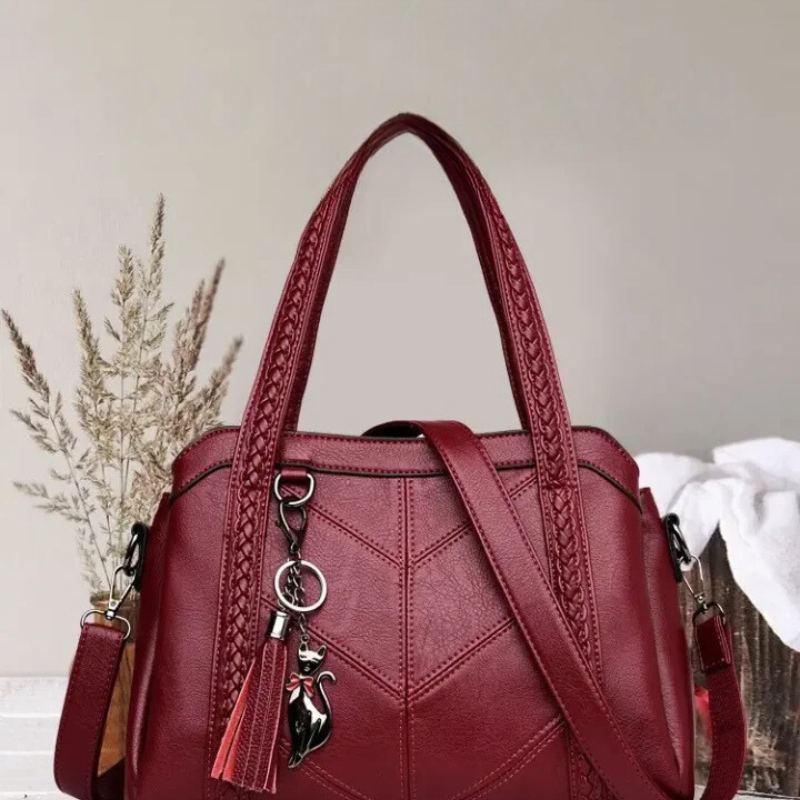 Lederen Handtas | Dames Handtas | Ruim en georganiseerd | Freja